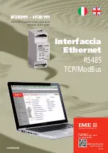 Предварительный просмотр 1 страницы IME IF2E011 User Manual