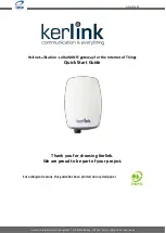 IME Kerlink Wirnet iStation 868 Quick Start Manual предпросмотр