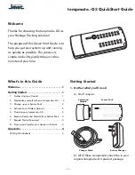 Preview for 1 page of imec tempmate.-G3 Quick Start Manual