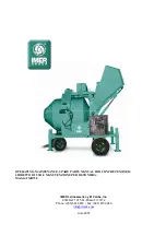 Preview for 1 page of Imer Group IMR750 Operating, Maintenance, Spare Parts Manual