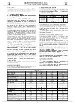 Preview for 3 page of IMER 1105650 Operating, Maintenance, Spare Parts Manual