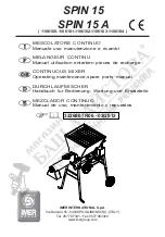 IMER 1106100 Operating, Maintenance, Spare Parts Manual предпросмотр