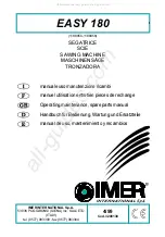 IMER 1188056 Operating, Maintenance, Spare Parts Manual предпросмотр