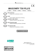 Preview for 1 page of IMER 1188861 Operating, Maintenance, Spare Parts Manual