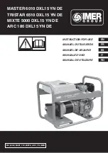 IMER ARC 180 DXL15 YN DE Instructions For Use Manual предпросмотр