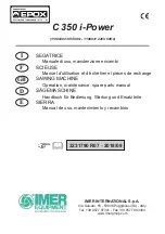 Preview for 1 page of IMER C 350 i-Power Operation, Maintenance, Spare Parts Manual