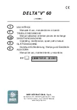 Preview for 1 page of IMER DELTA V 60 Operating, Maintenance, Spare Parts Manual