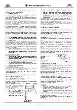 Preview for 7 page of IMER ET 300 Operating, Maintenance, Spare Parts Manual