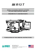 IMER IM R13 T Use And Maintenance Manual preview