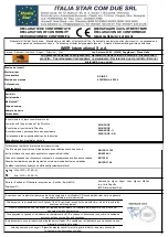 Preview for 2 page of IMER KOINE 3 Operating, Maintenance, Spare Parts Manual