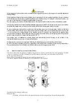 Preview for 19 page of Imesa FLATWORK IRONER Installation And Use Instructions And Warnings