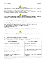 Preview for 20 page of Imesa FLATWORK IRONER Installation And Use Instructions And Warnings