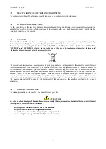 Preview for 31 page of Imesa FLATWORK IRONER Installation And Use Instructions And Warnings