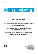 Imesa IM10 Service Book preview