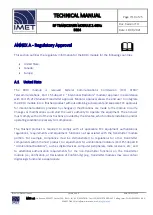 Preview for 19 page of IMET B014 Technical Manual