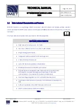 Preview for 6 page of IMET B034 Technical Manual