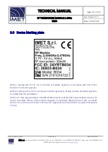 Предварительный просмотр 11 страницы IMET B034 Technical Manual