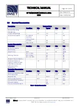 Preview for 17 page of IMET B034 Technical Manual