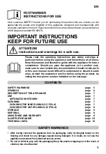 Preview for 7 page of Imetec 16022 Operating Instructions Manual