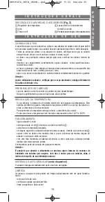 Preview for 19 page of Imetec A9101 Instructions And Warnings