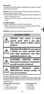 Preview for 47 page of Imetec Belissima My Pro Ceramic P5 3800 Instructions For Use Manual