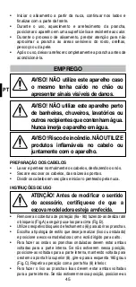 Preview for 48 page of Imetec Bellissima 11642 My Pro Straight and Waves Instructions For Use Manual