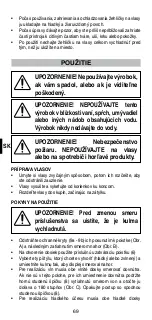 Preview for 72 page of Imetec Bellissima 11642 My Pro Straight and Waves Instructions For Use Manual