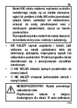 Предварительный просмотр 161 страницы Imetec BELLISSIMA  Face Cleansing Cleanse&Massage Operating Instructions Manual