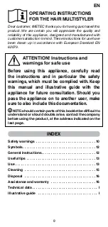 Preview for 11 page of Imetec C7003 Operating Instructions Manual