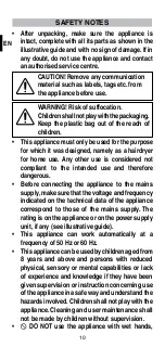 Preview for 12 page of Imetec Creativity 4 You S0701 Instructions For Use Manual