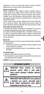 Preview for 63 page of Imetec Creativity 4 You S0701 Instructions For Use Manual