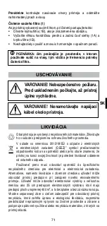 Preview for 73 page of Imetec Creativity 4 You S0701 Instructions For Use Manual