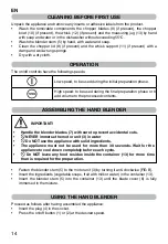 Preview for 16 page of Imetec D6401 Operating Instructions Manual