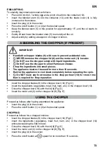 Preview for 17 page of Imetec D6401 Operating Instructions Manual