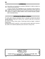 Preview for 44 page of Imetec DUETTA I9701 Operating Instructions Manual