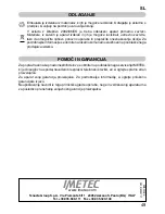 Preview for 51 page of Imetec DUETTA I9701 Operating Instructions Manual