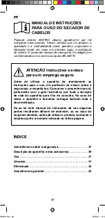 Preview for 38 page of Imetec E5902 Instructions For Use Manual