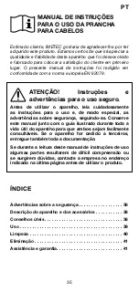 Preview for 38 page of Imetec E8601 Instructions For Use Manual