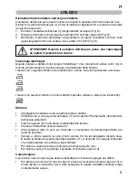 Предварительный просмотр 7 страницы Imetec E9801 NO STOP VAPOR Operating Instructions Manual