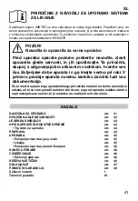 Preview for 43 page of Imetec ECO COMPACT 9256 Operating Instructions Manual