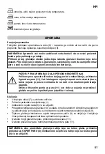 Preview for 63 page of Imetec ECO COMPACT 9256 Operating Instructions Manual