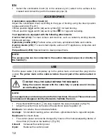 Предварительный просмотр 14 страницы Imetec eco extreme pro Operating Instructions Manual