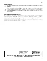 Preview for 7 page of Imetec ECO Operating Instructions Manual