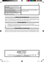 Предварительный просмотр 7 страницы Imetec F2115 Instruction Manual