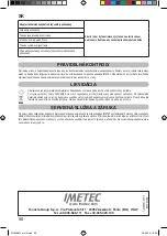 Предварительный просмотр 52 страницы Imetec F2115 Instruction Manual