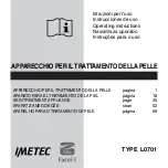 Предварительный просмотр 2 страницы Imetec FaceFX L0701 Operating Instructions Manual