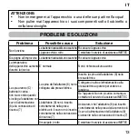 Предварительный просмотр 17 страницы Imetec FaceFX L0701 Operating Instructions Manual