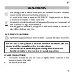 Предварительный просмотр 19 страницы Imetec FaceFX L0701 Operating Instructions Manual