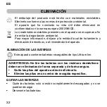 Предварительный просмотр 36 страницы Imetec FaceFX L0701 Operating Instructions Manual