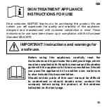 Предварительный просмотр 39 страницы Imetec FaceFX L0701 Operating Instructions Manual